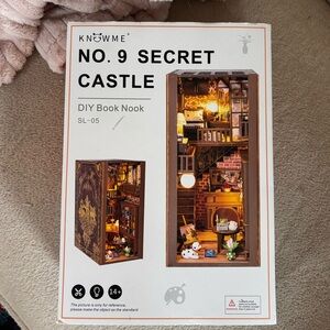KnowMe No. 9 Secret Castle DIY Book Nook - Brown